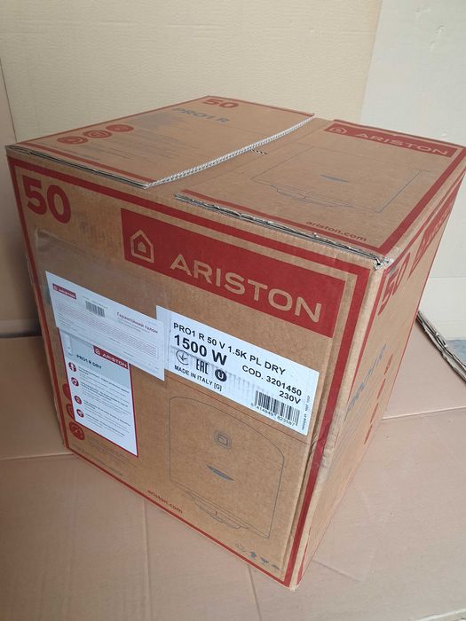 Бойлер ARISTON PRO1 R 100/80/50V 1,5K PL DRY, новый (Италия) сухой ТЭН