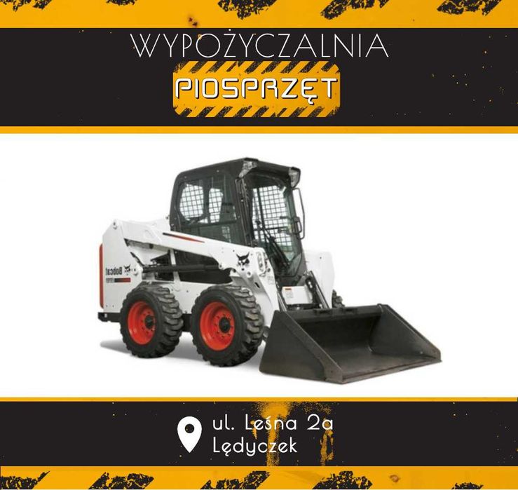 Wynajem miniładowarki wypożyczalnia mini ładowarki 2365 kg łyżka widły