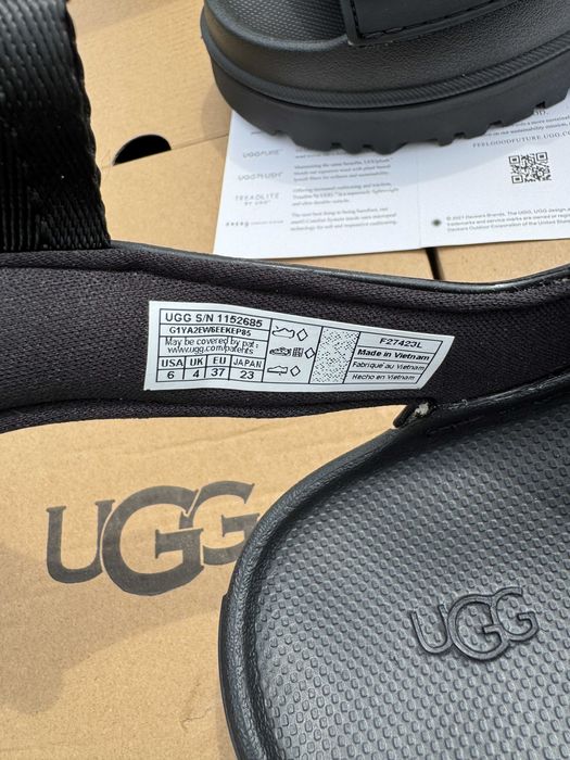 Оригінал / Босоніжки UGG Goldenglow Sandals Black / Босоножки Угги / Сандалі Угг