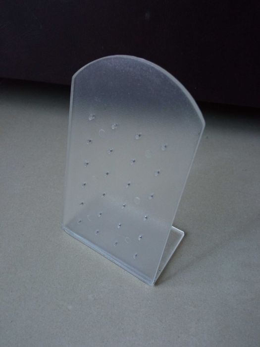 Stojak na kolczyki Ekspozytor na kolczyki na biżuterię przezroczysty