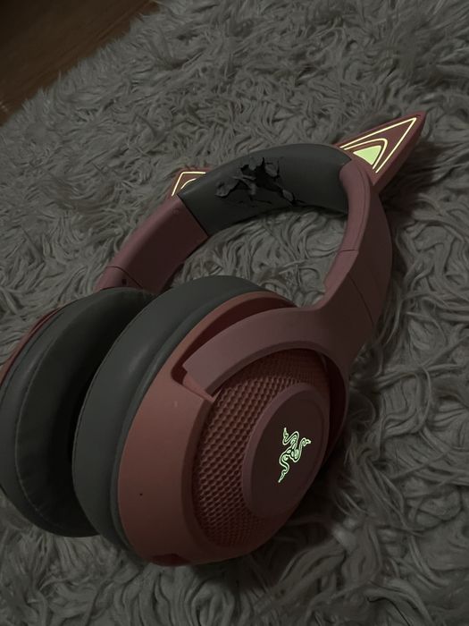 FONES GAMING RAZER kraken bt kitty edition (bluetooth)