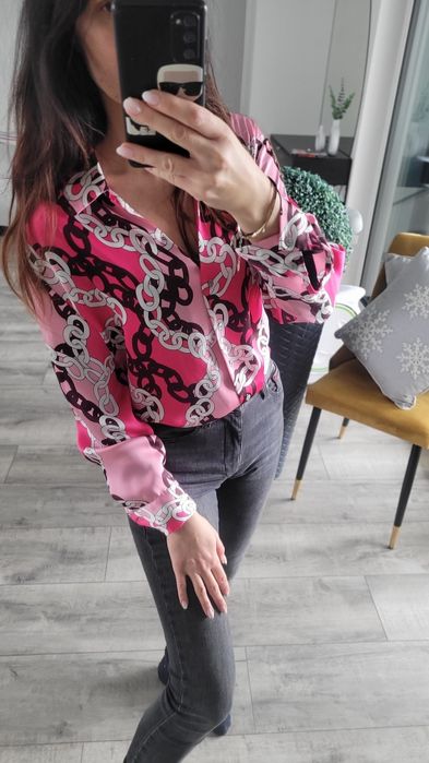 Elegancka koszula bluzka lejąca Dunnes M