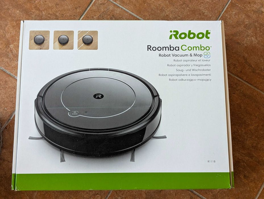 iRobot Robot aspirador e esfrega-chão Roomba Combo ligado ao WiFi com diferentes modo de limpeza
