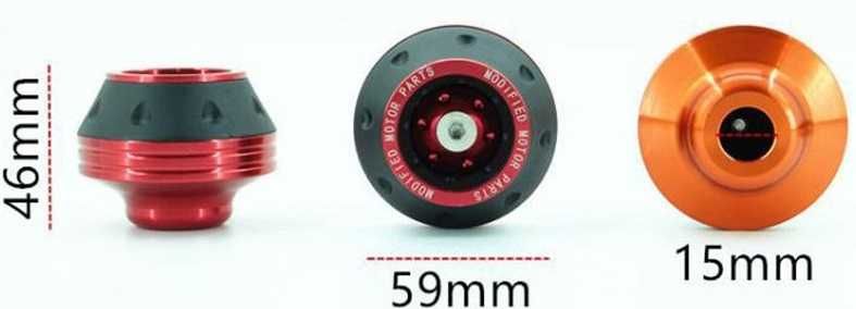 Cogumelos anti choque Motas - Trotinetes etc - 4 pecas