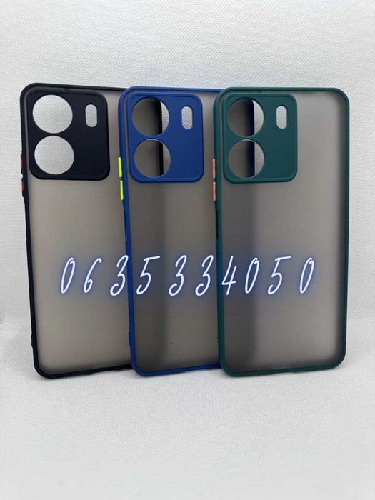 Противоударный матовый чехол для Xiaomi Redmi 13C Poco C65 бампер