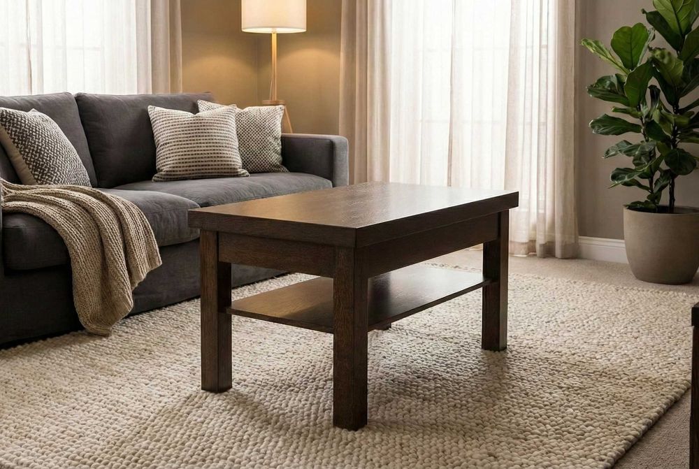 Ława nowoczesna z szufladą i półką 105x60cm wys. 60cm