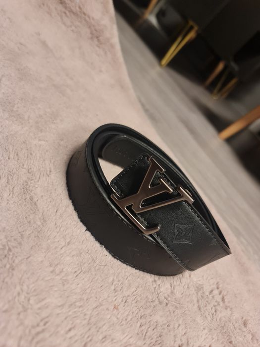 Pasek LV Louis Vuitton czarny uniseks