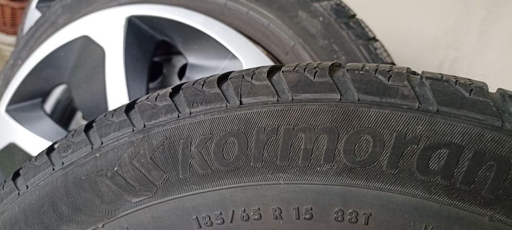 Komplet 5 kół stal-zima