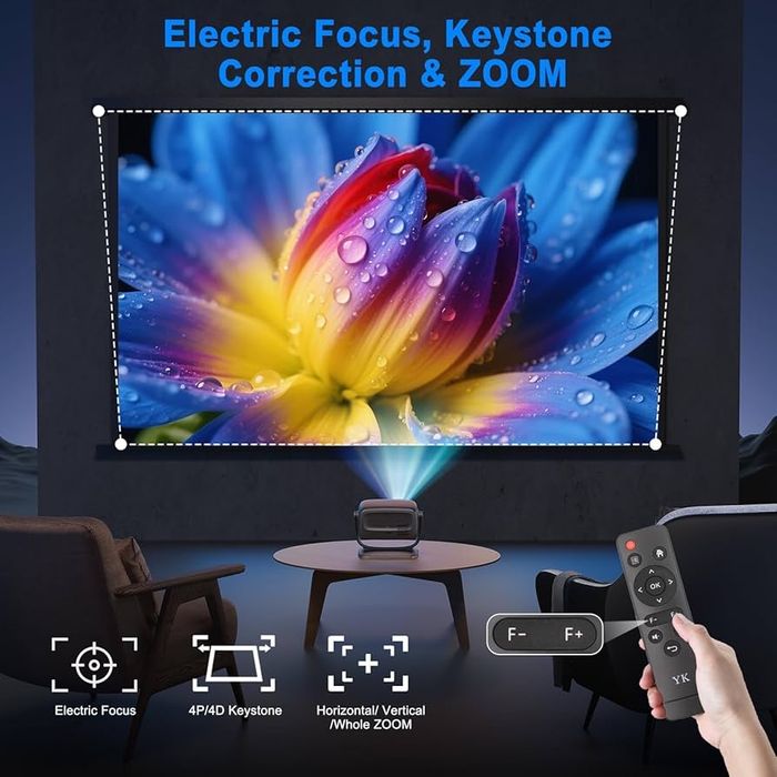 Міні-проектор R2 ,4K-проектор з поворотом на 180