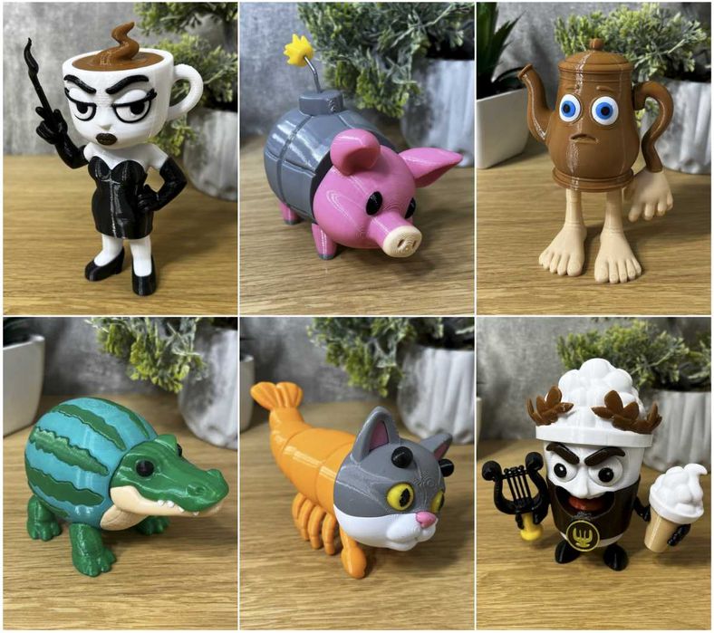 Фігурки з мемів Italian Brainrot — 3D-друк. Ціни в описі.