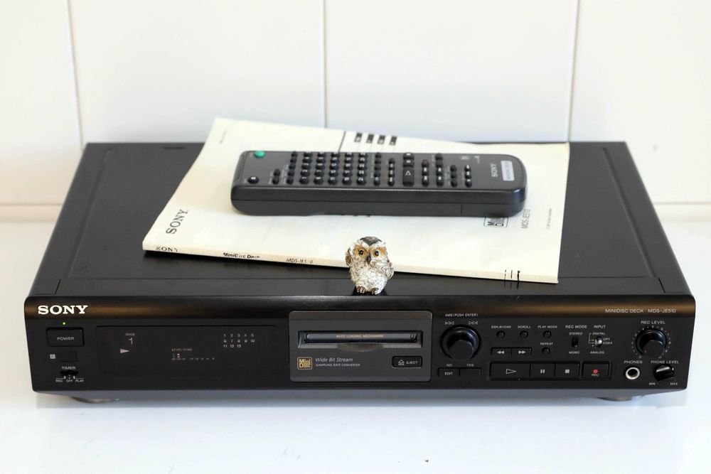 Sony MDS-JE510 minidisc com comando