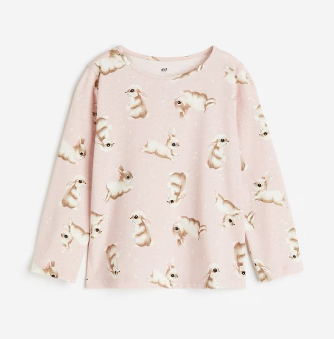 Dżersejowy top HM z długim rękawem EUR 110/116