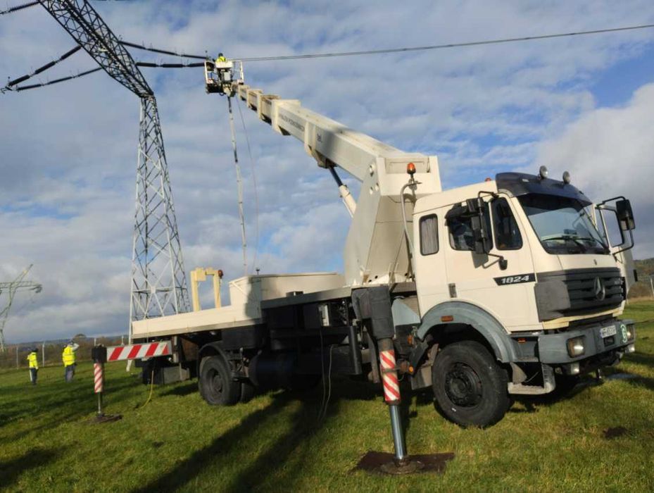 podnośnik koszowy 30m 42m frezowanie usuwanie korzeni Rębak koszenie