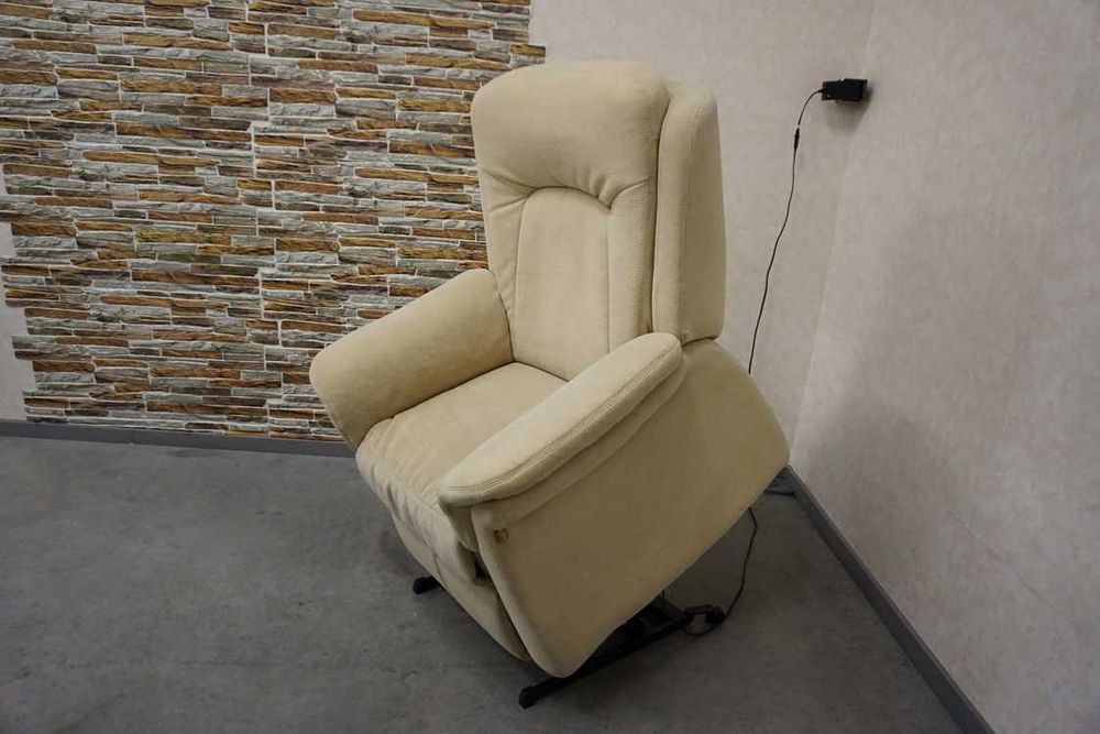 Fotel elektryczny pilota materiał funkcja pomocy wstawania (w-928)