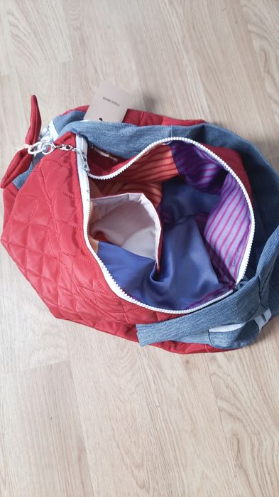 Torba na ramię na prezent dla Niej  handmade #upcycledclothes