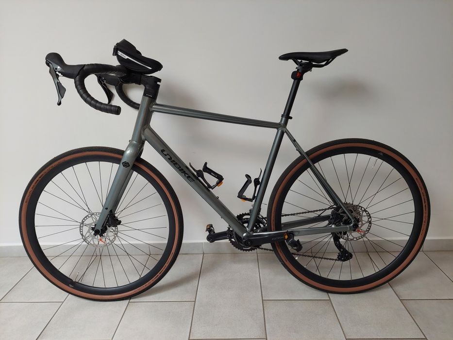 Rower Unibike Geos 2024 Gravel Duża rama XXL 55cm 180-193cm