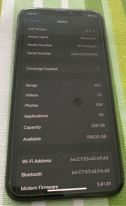 iPhone XS 256 GB como novo!