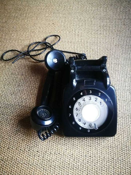 Telefone de discar Vintage [preto]