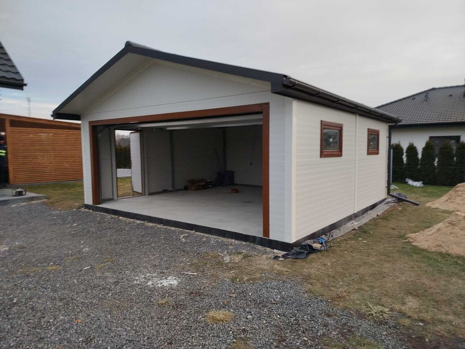 Garaż ocieplany płyta pir 6x6 -6x5.80