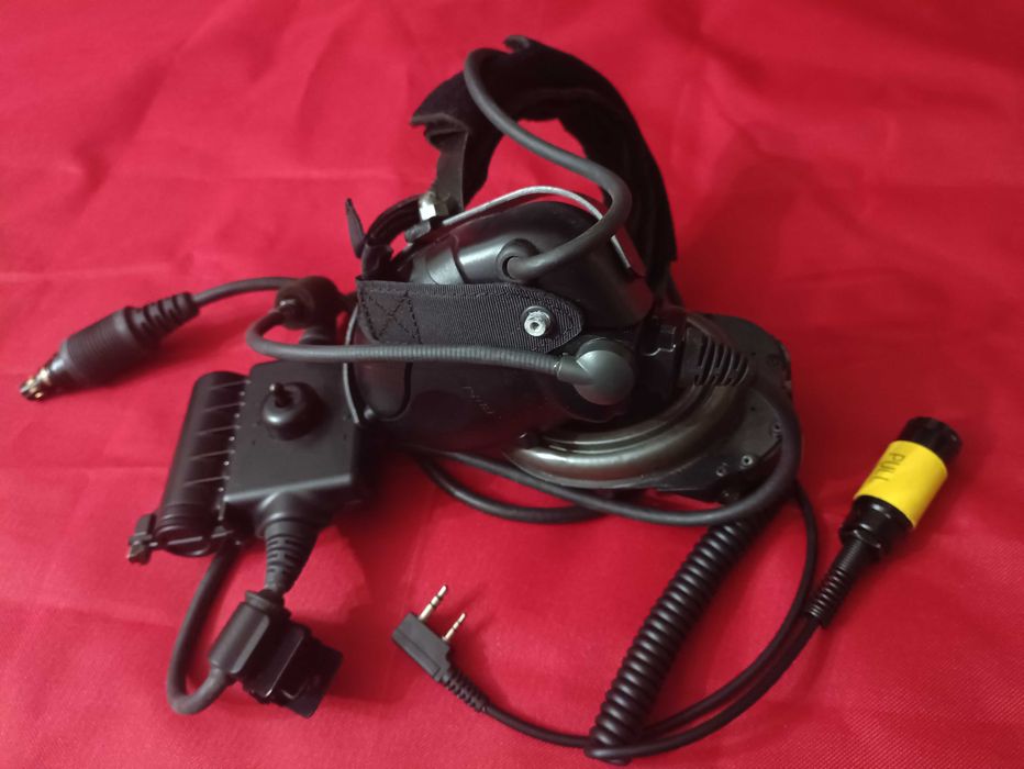 Тактическая гарнитура Bose Triport VIC3, подключение к Baofeng Kenwood