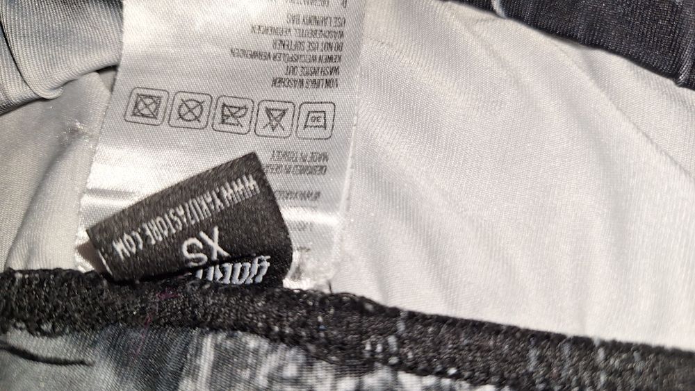 Legginsy czaszki gotic mroczne XS