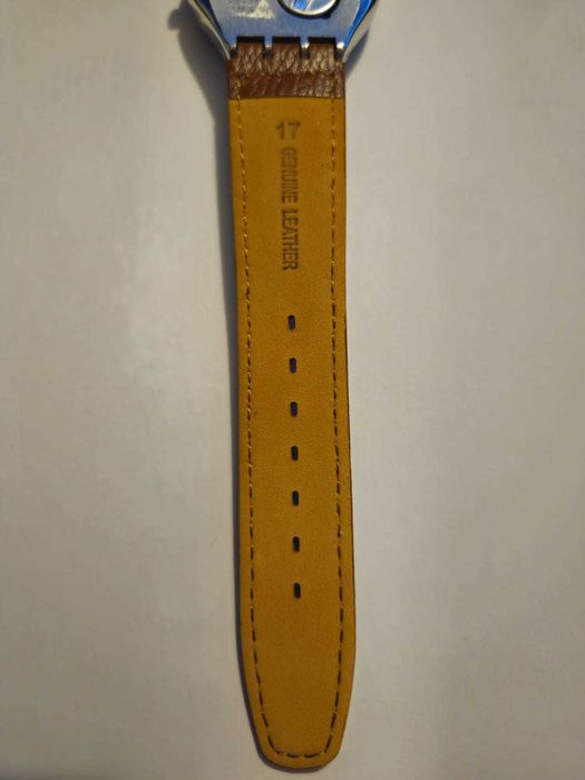 Swatch Irony YGS717 | Calendário Dia/Data | Pele Original