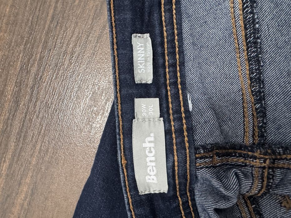 Чоловічі джинси Bench Skinny 30/30 оригінал (Dark Indigo)