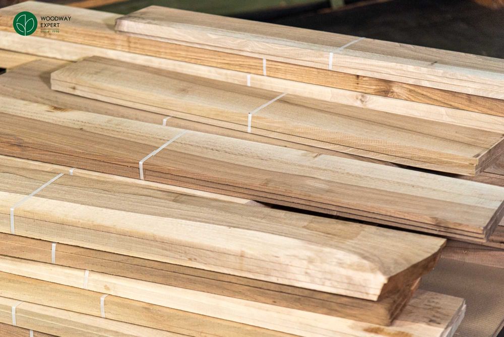 Пиляний шпон Горіх, Дуб, Ясен тощо (ламель) товщина: 2,5/4,5 мм