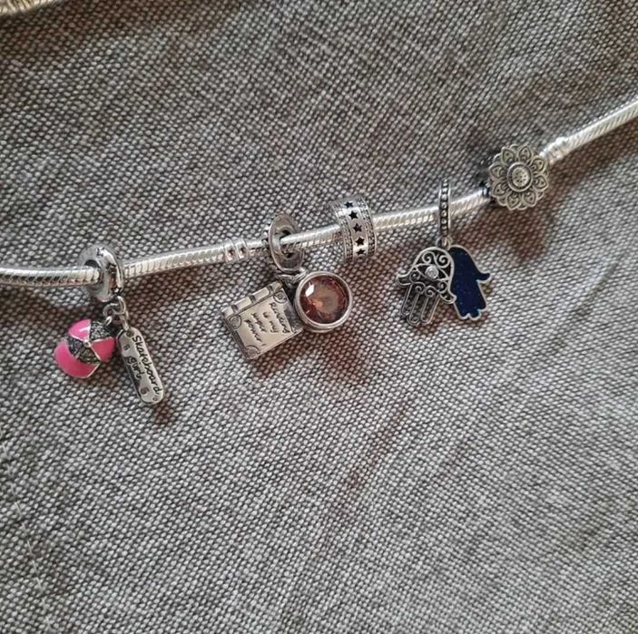 Pulseiras, Anéis, Brincos 'Pandora' em prata