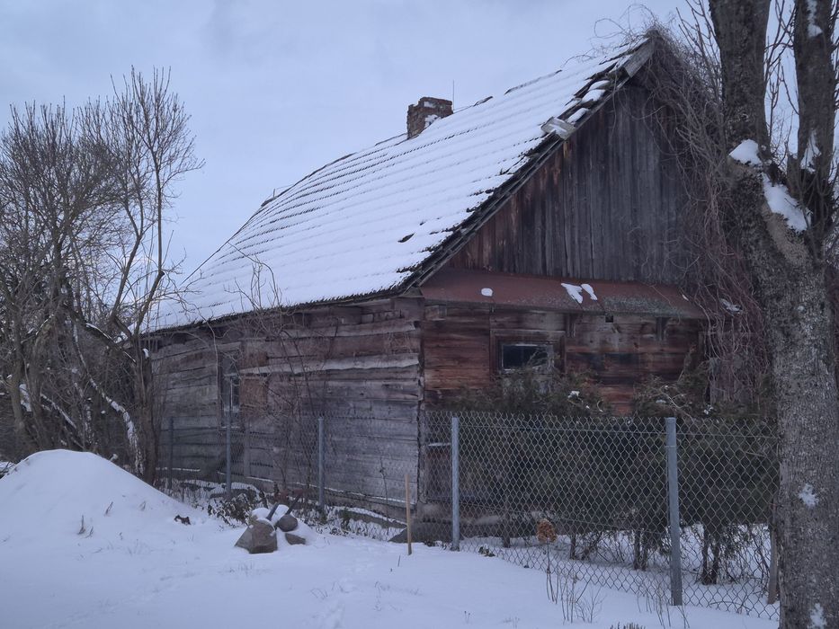 Dom drewniany przeniesienie lub materiał