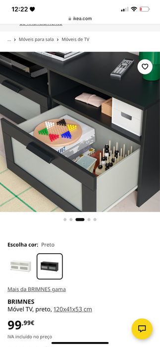 Movel preto para tv