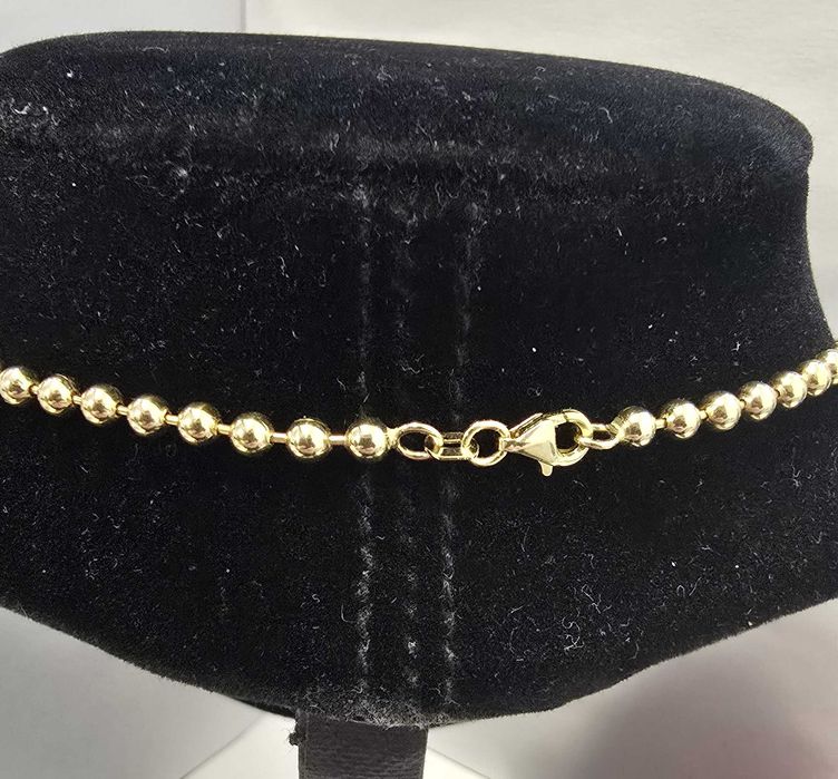 Złoty  Łańcuszek 585 21,06G Kulki