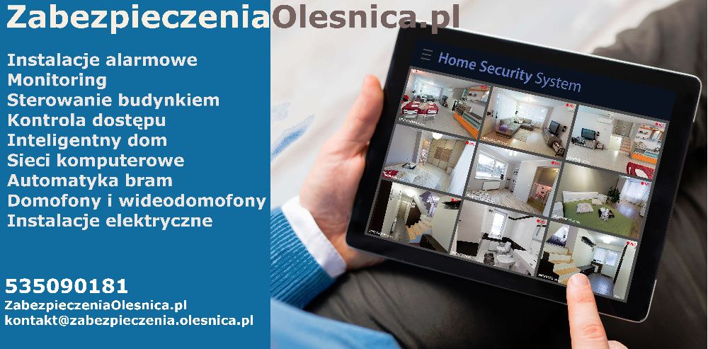 Instalacje Alarmowe Systemy Monitoringu Automatyka Bram Elektryk Olesnica Olesnica Olx Pl