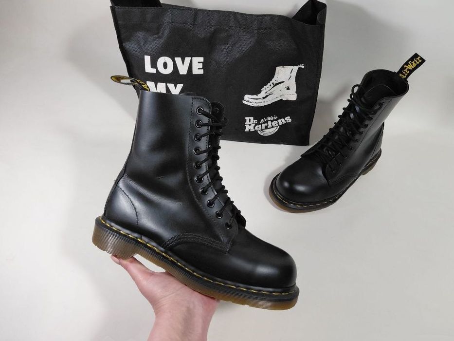 Черевики Dr. Martens MADE IN ENGLAND Оригінал (р. 40) Ботинки мужские 1919 Steel Toe 1460 Англия