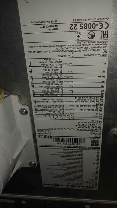 Kocioł Viessmann VITODENS 100-W 19 kW + zasobnik Vitocel 200V 140l