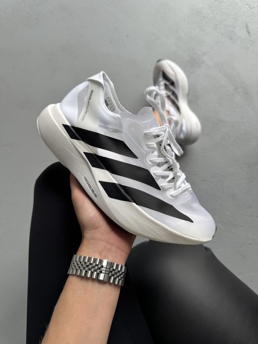 Кросівки Кроссовки Adidas Adizero EVO SL White Белый Білий Кросовки повсякденні