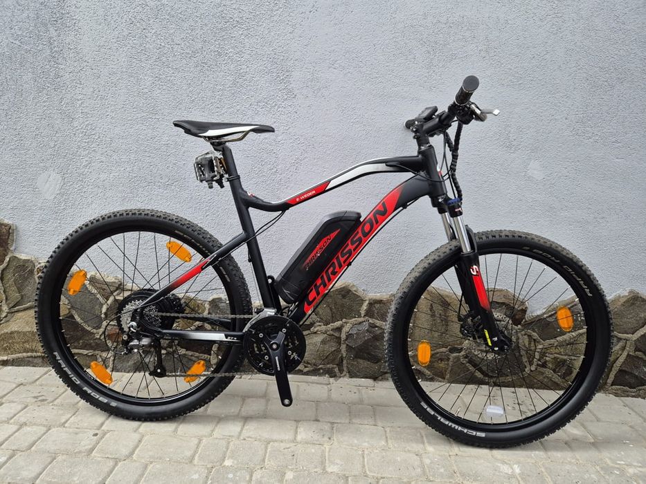 Електровелосипед бу з Європи Chrisson E-Weger 27.5 Black-Red D14
