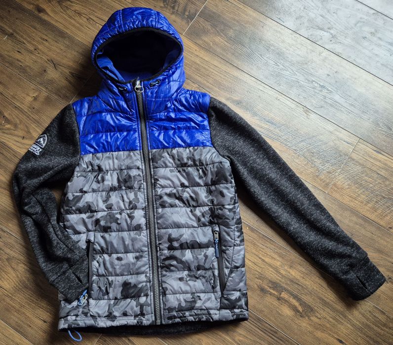 Kurtka Superdry Storm Hybryd Como Block Ziphood M idealna