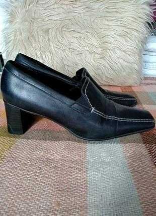 Туфли, женские, кожа, р.37.