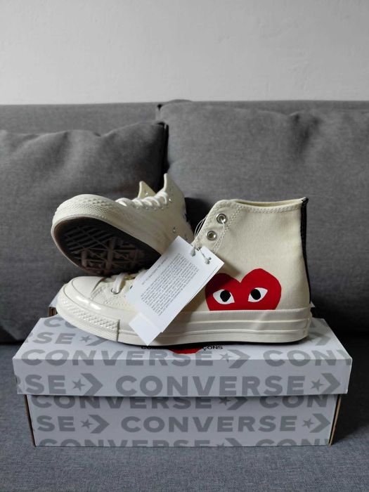 Converse Chuck Taylor All Star 70 Hi Comme des Garcons PLAY White