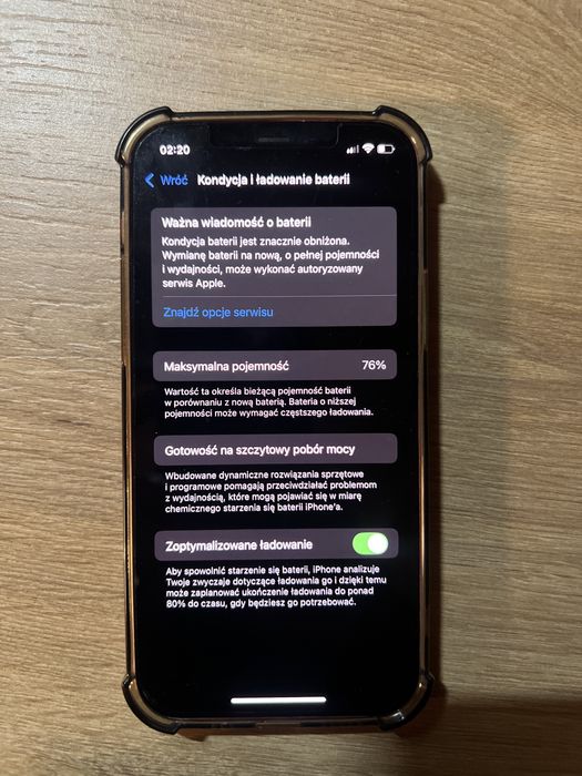 Iphone 12 128gb używany czerwony