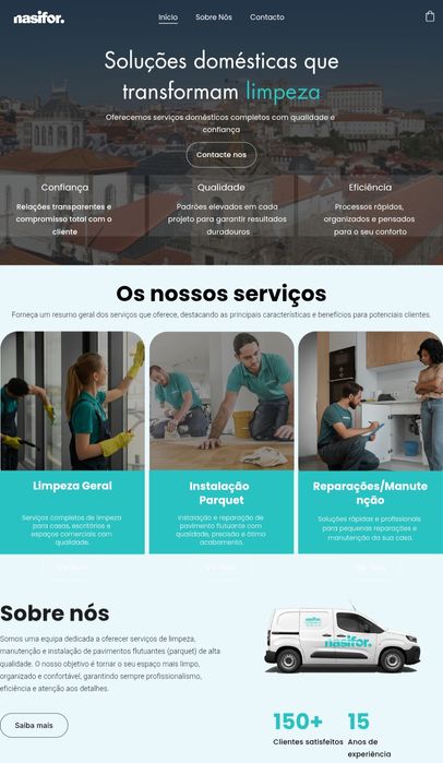 Limpeza, manutenção e parquet – nasifor services