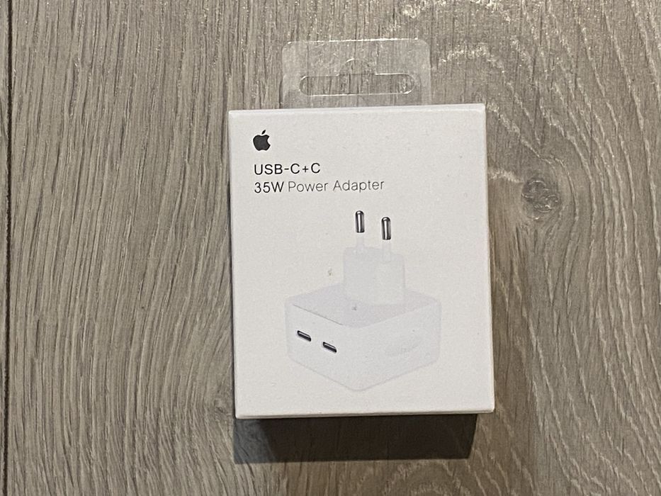 Oryginalna Szybka Ładowarka Sieciowa Apple 35W 2x USB-C do Iphone