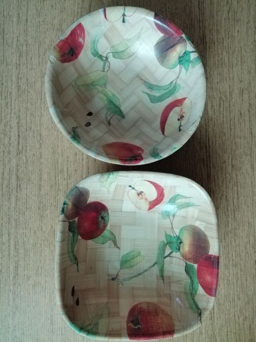 Miseczki bambusowe PRL
