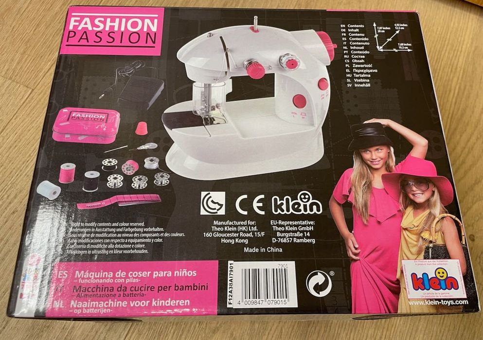 maszyna do szycia dla dzieci, klein