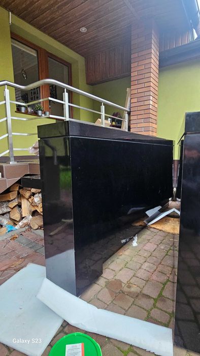 Bar czarny 2.5m 2szt