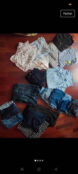 Roupa de grávida usada