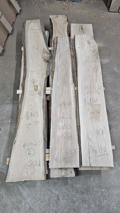 Deski dębowe loft żywica rustykalny