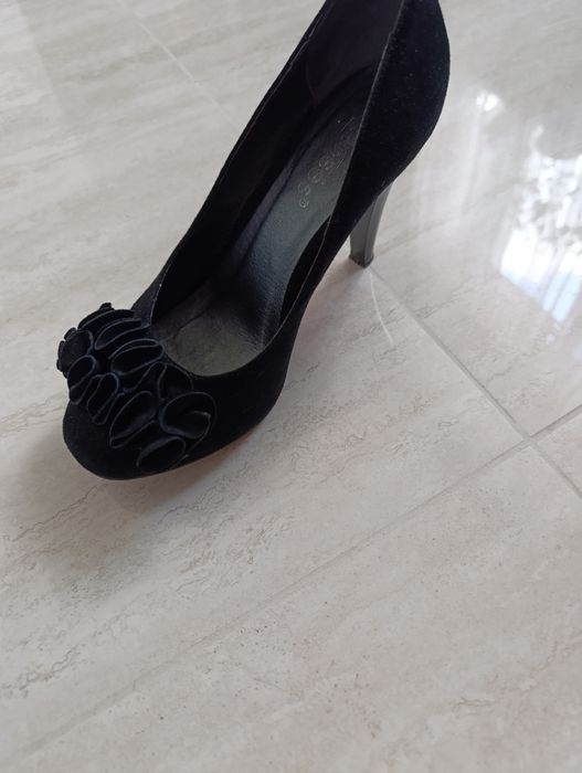 Туфлі натуральна замша 34р