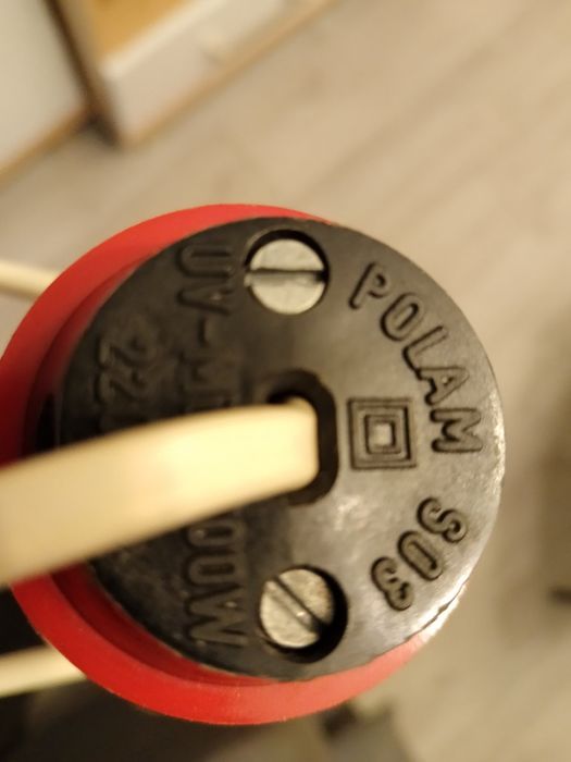 Lampka,  z czasów PRL w stylu SPACE AGE, POLAM model S 03